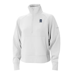 Detroit Tigers Columbia Women's Wickhams Hills Raglan Omni-Wick Quarter-Zip Pullover On Sale