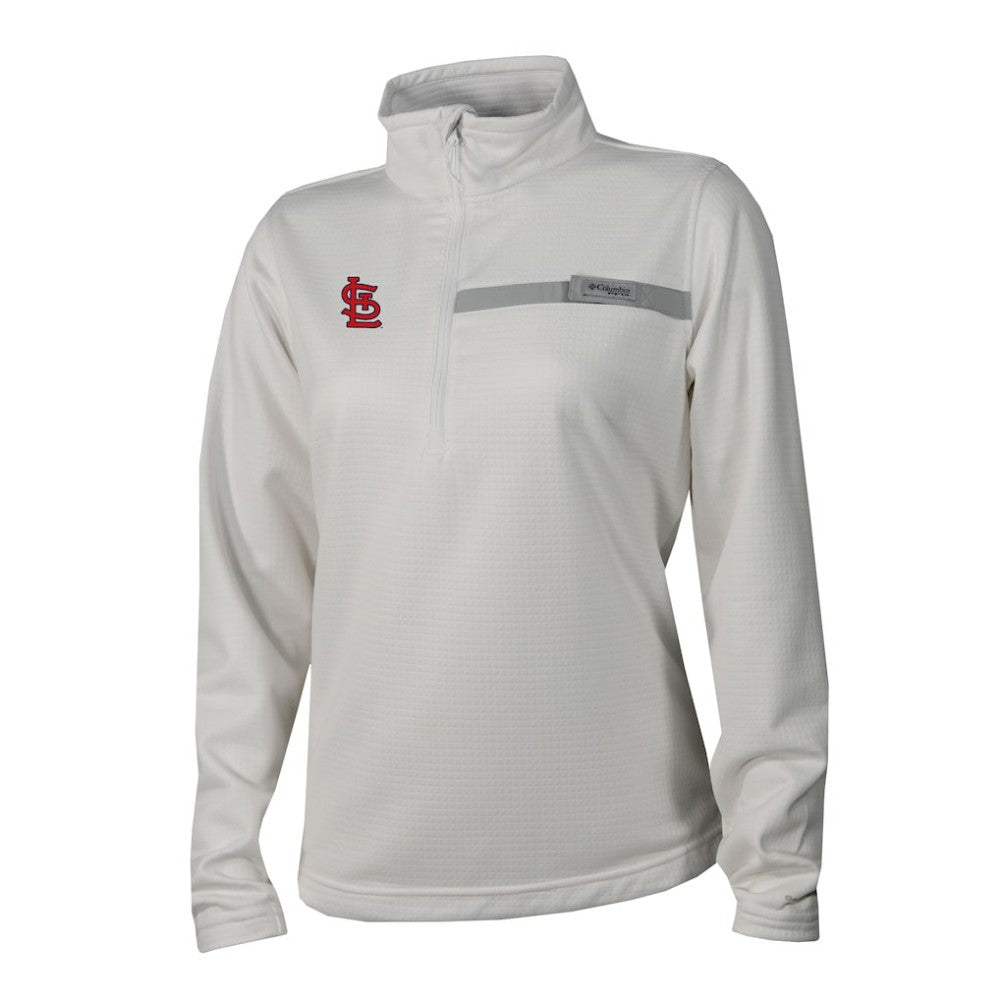 St. Louis Cardinals Columbia Women's Skiff Guide Fleece Half-Zip Pullover Jacket Near Me