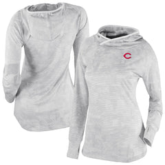 Cincinnati Reds Columbia Women's Omni-Wick Sunday Ball Raglan Pullover Hoodie Clearance