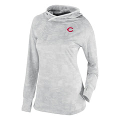 Cincinnati Reds Columbia Women's Omni-Wick Sunday Ball Raglan Pullover Hoodie Clearance