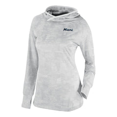 Miami Marlins Columbia Women's Omni-Wick Sunday Ball Raglan Pullover Hoodie Lifestyle