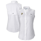 Pittsburgh Pirates Columbia Women's Tamiami Sleeveless Shirt Sale