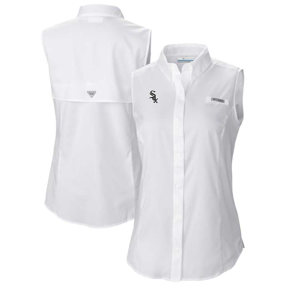 Chicago White Sox Columbia Women's Tamiami Sleeveless Shirt Near Me