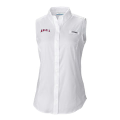 Los Angeles Angels Columbia Women's Tamiami Sleeveless Shirt for sale
