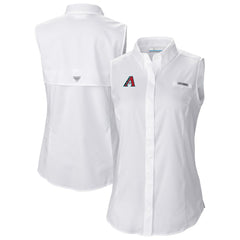 Arizona Diamondbacks Columbia Women's Tamiami Sleeveless Shirt Clearance