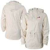 Atlanta Braves Columbia Women's Lily Park Full-Zip Rain Jacket Clearance