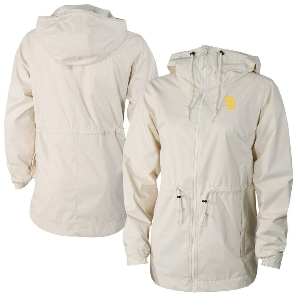 San Diego Padres Columbia Women's Lily Park Full-Zip Rain Jacket Lifestyle