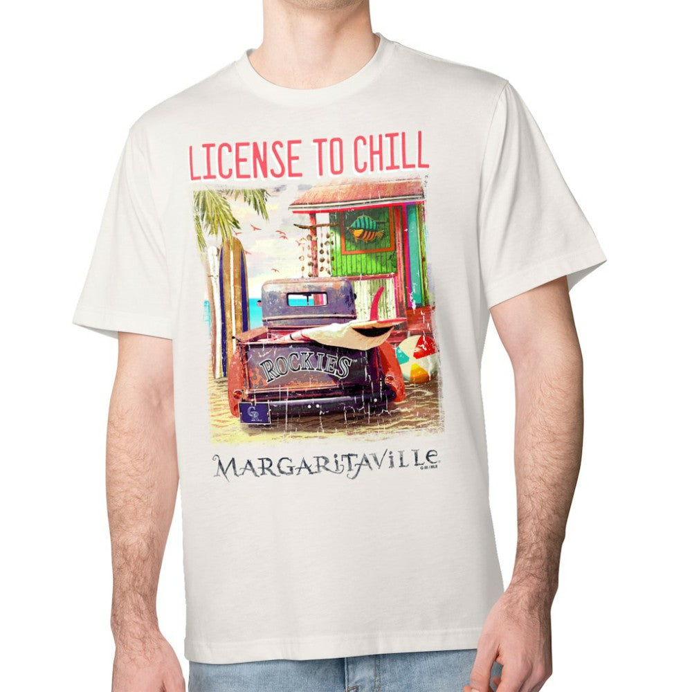 Colorado Rockies Margaritaville License to Chill T-Shirt Online