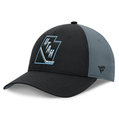 Utah Mammoth - Fanatics Utah Badge Adjustable Hat Black/Charcoal