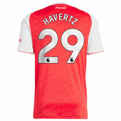 Adidas Kai Havertz Arsenal 2025/26 Home Replica Player Jerseys - Red