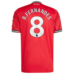 Adidas Bruno Fernandes Manchester United Home 2025/26 Replica Player Jerseys - Red