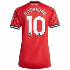 Adidas Marcus Rashford Manchester United Women's Home 2025/26 Replica Player Jerseys - Red