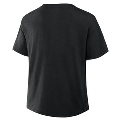 Utah Mammoth - Fanatics Women's Combo Stadium Slub Boxy T-Shirt Black