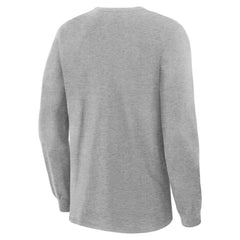 Utah Mammoth - Fanatics Primary Logo Legacy Long Sleeve T-Shirt Heather Gray