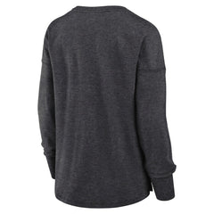 Utah Mammoth - Fanatics Women's Primary Logo Legacy Long Sleeve T-Shirt Heather Charcoal
