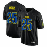 Nike Inter Milan 2025 Soccer x NFL Game Jerseys - Black