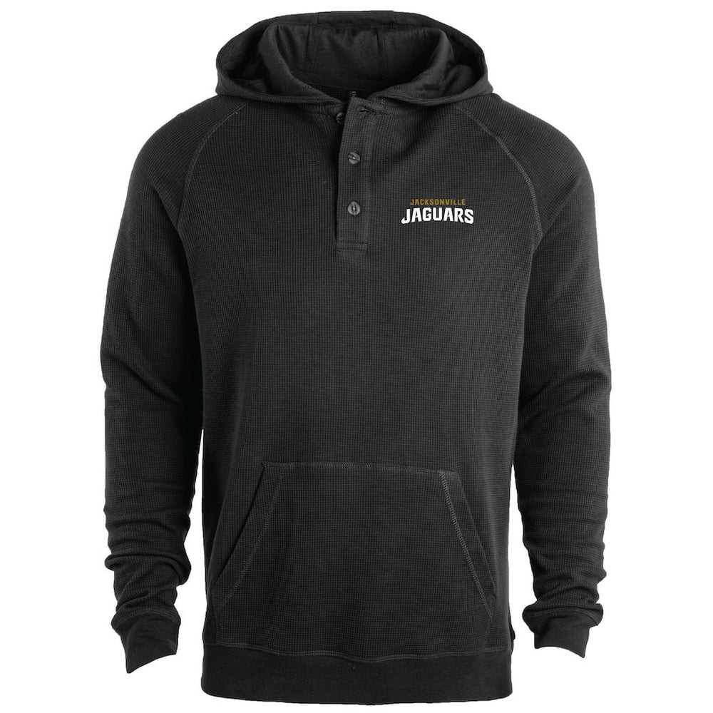 Jacksonville Jaguars Dunbrooke Montana Raglan Thermal Hoodie Black - NFL