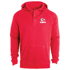 Kansas City Chiefs Dunbrooke Montana Raglan Thermal Hoodie Red - NFL