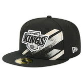 Los Angeles Kings - New Era Faded Lines 59FIFTY Fitted Hat Black