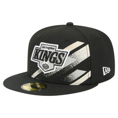 Los Angeles Kings - New Era Faded Lines 59FIFTY Fitted Hat Black
