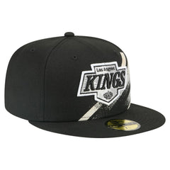 Los Angeles Kings - New Era Faded Lines 59FIFTY Fitted Hat Black