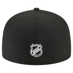 Detroit Red Wings - New Era Faded Lines 59FIFTY Fitted Hat Black