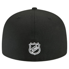Pittsburgh Penguins New Era Faded Lines 59FIFTY Fitted Hat Black