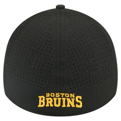 Boston Bruins New Era 39THIRTY A-Frame Perforated Flex Hat Black