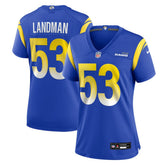 Nate Landman Los Angeles Rams Women's Team Game Jersey Royal - Nike