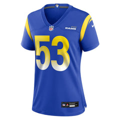 Nate Landman Los Angeles Rams Women's Team Game Jersey Royal - Nike