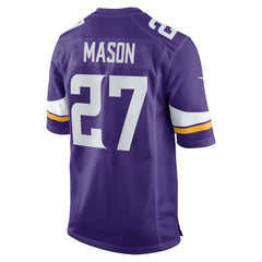 Jordan Mason Minnesota Vikings Team Game Jersey Purple - Nike