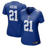 Paulson Adebo New York Giants Women's Team Game Jersey Royal - Nike