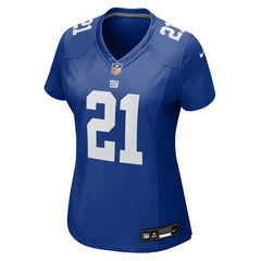 Paulson Adebo New York Giants Women's Team Game Jersey Royal - Nike