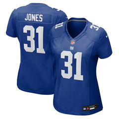 Nic Jones New York Giants Women's Team Game Jersey Royal - Nike