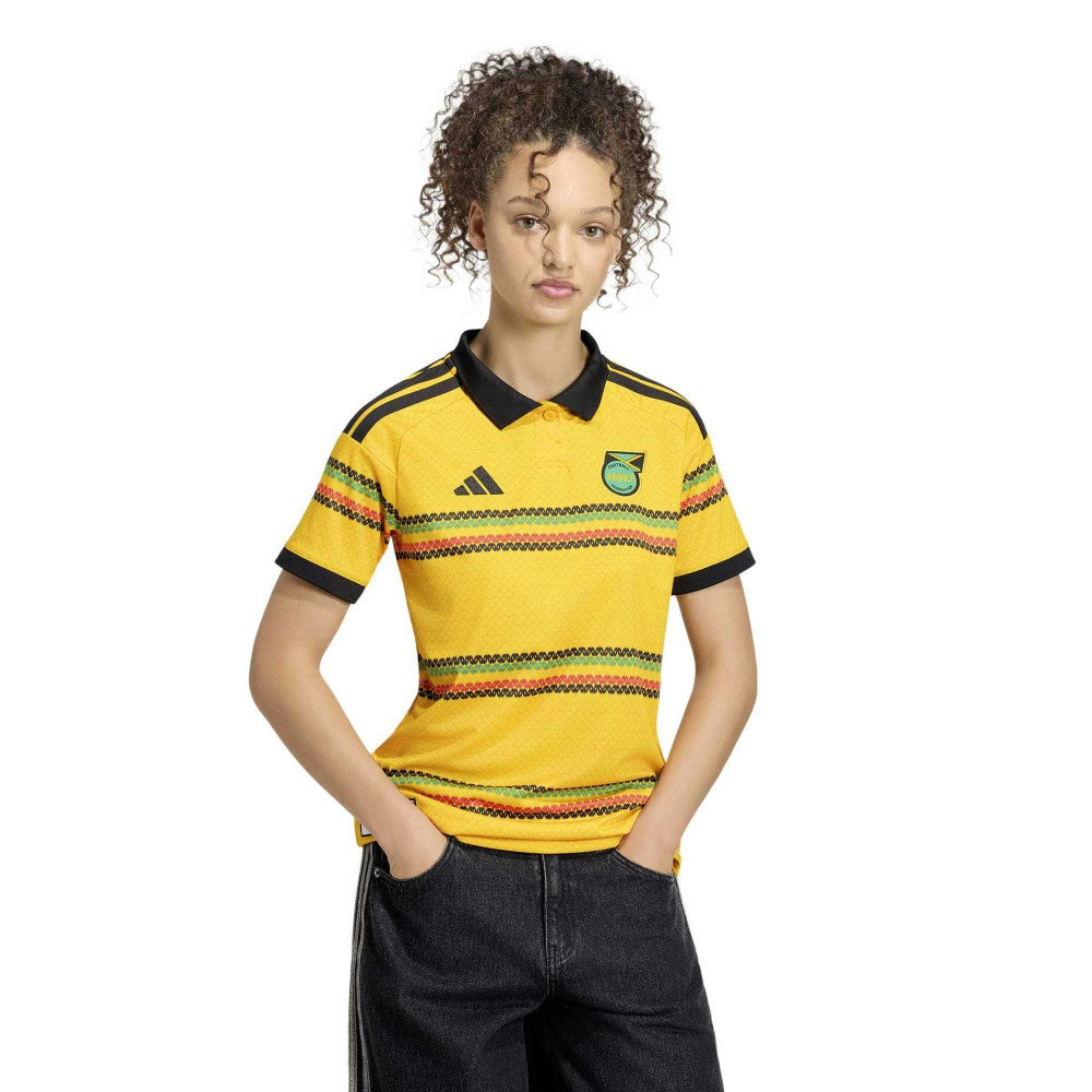 Adidas Jamaica National Team Women's 2026 Home Replica Jerseys - Yellow