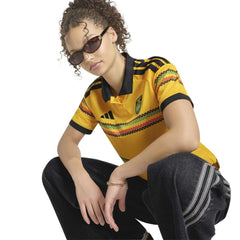 Adidas Jamaica National Team Women's 2026 Home Replica Jerseys - Yellow