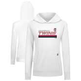 Minnesota Twins Levelwear Women's Relay Breaker Pullover Hoodie Lifestyle