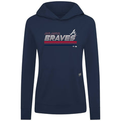 Atlanta Braves Levelwear Women's Relay Breaker Pullover Hoodie Online