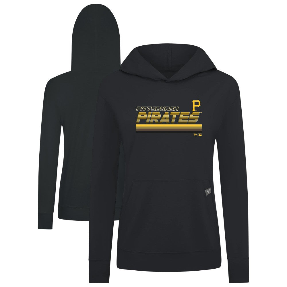 Pittsburgh Pirates Levelwear Women's Relay Breaker Pullover Hoodie Lifestyle