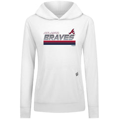 Atlanta Braves Levelwear Women's Relay Breaker Pullover Hoodie Sale