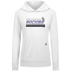Colorado Rockies Levelwear Women's Relay Breaker Pullover Hoodie Sale