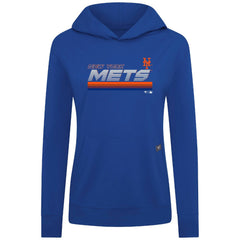 New York Mets Levelwear Women's Relay Breaker Pullover Hoodie Clearance