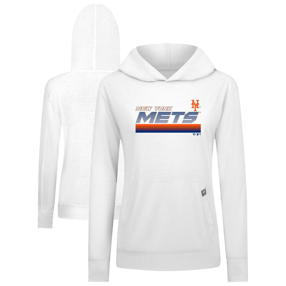 New York Mets Levelwear Women's Relay Breaker Pullover Hoodie Lifestyle