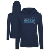 Tampa Bay Rays Levelwear Women's Relay Breaker Pullover Hoodie Clearance