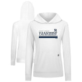 New York Yankees Levelwear Women's Relay Breaker Pullover Hoodie Lifestyle
