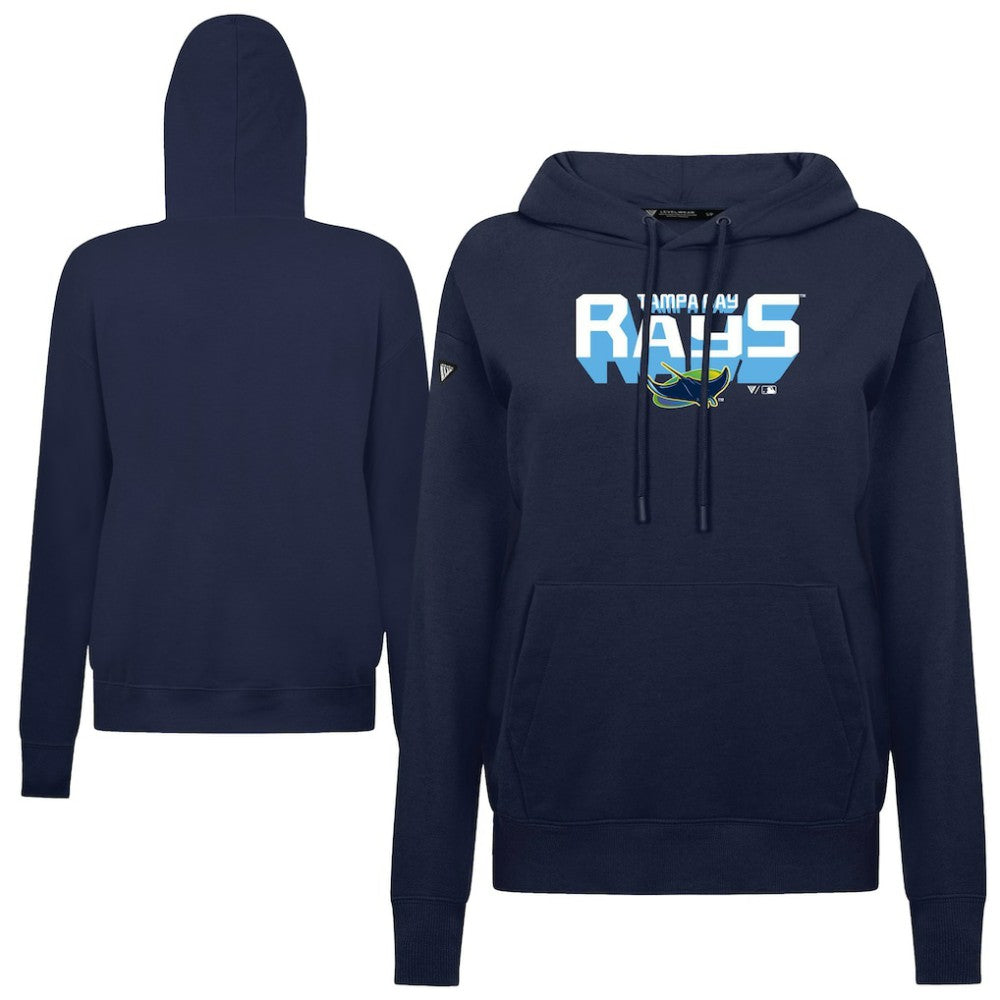 Tampa Bay Rays Levelwear Women's Adorn Retro 3D Pullover Hoodie Clearance