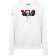 Minnesota Twins Levelwear Women's Adorn Retro 3D Pullover Hoodie On Sale