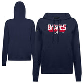 Atlanta Braves Levelwear Women's Adorn Retro 3D Pullover Hoodie On Sale