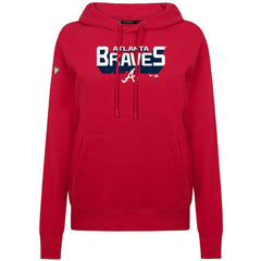 Atlanta Braves Levelwear Women's Adorn Retro 3D Pullover Hoodie Sale