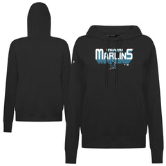 Miami Marlins Levelwear Women's Adorn Retro 3D Pullover Hoodie Sale